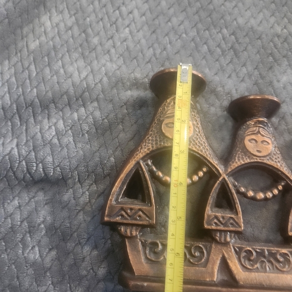 Vintage Copper Plated Russian Matryoshika Candlebra - Picture 7 of 8